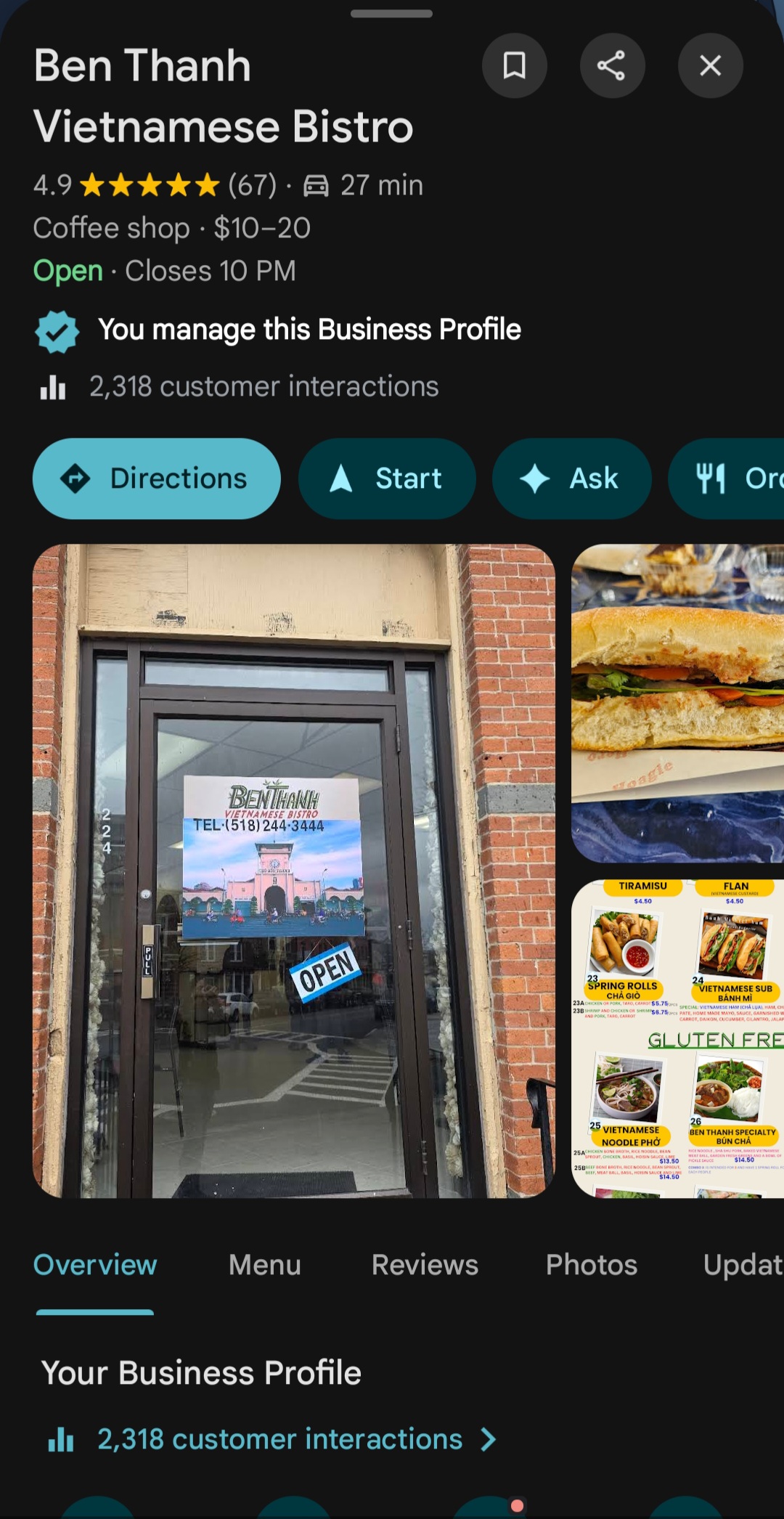 Google page mobile website screenshot